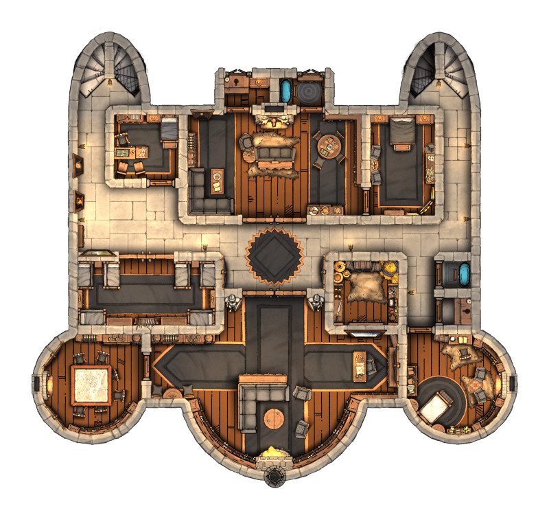 Keep on the Borderlands | 2nd Floor [90 x 120]