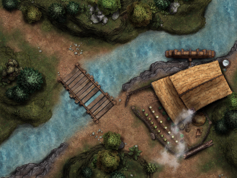 Watermill  [40x30] - 5 unique variations