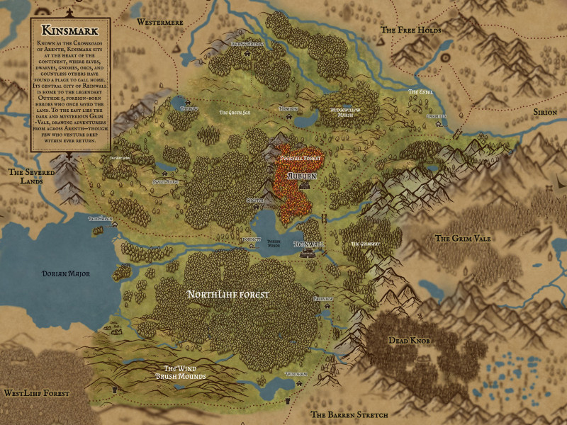 Regional Map - Kinsmark