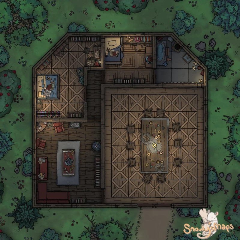 [14x14] Stellas House Night
