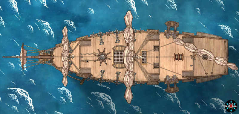 Galleon 'Ship of the Line' [42 x 20] 6 Decks