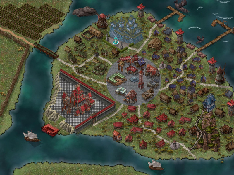 Port Town Map
