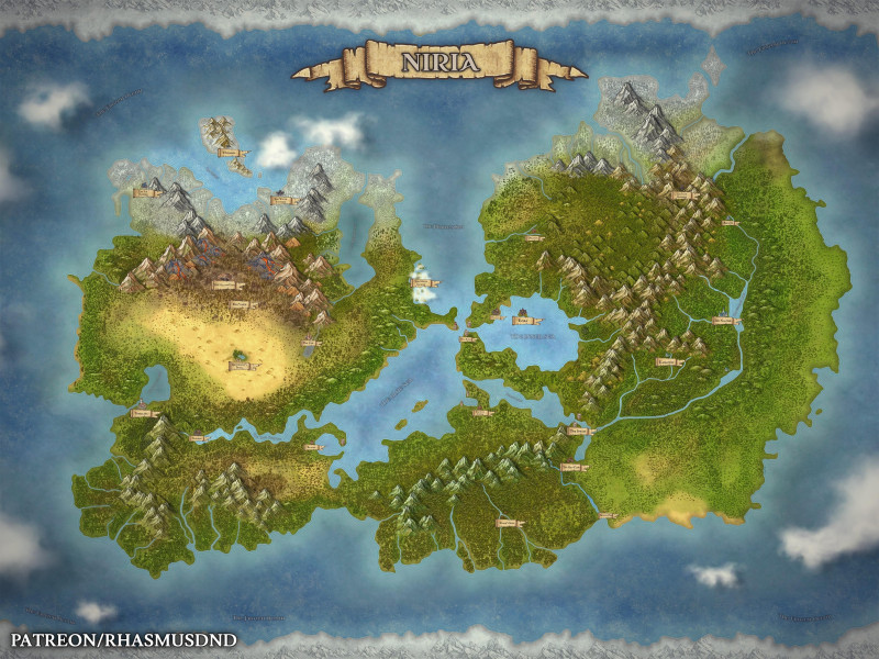The Continent of Niria