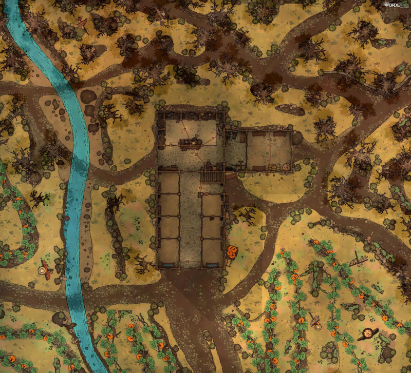 Scarecrow Barn - [55x50]