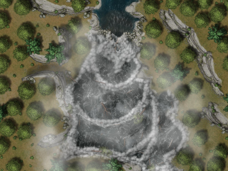 Ravine Dam and the Burst