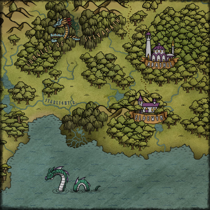Monsters & Creatures for Fantasy Maps