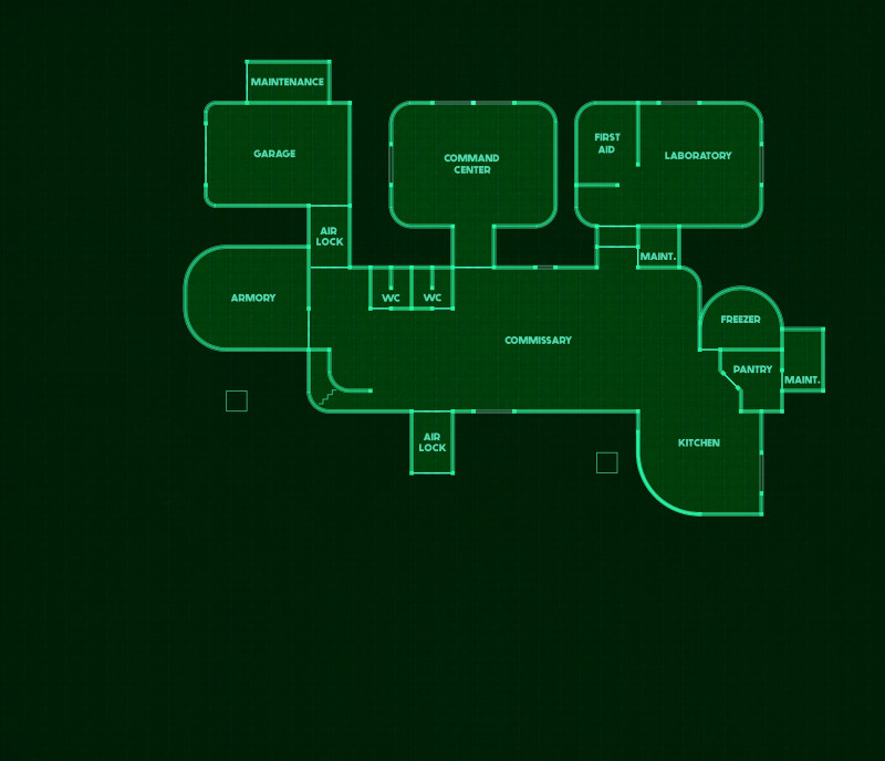 The abandoned Jungle Research Station [Sci-Fi | 43x39 | abandoned version | 4 Level | + Floorplan Handouts]