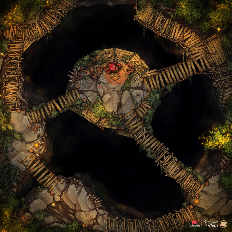 Realm of the Rat King - Dark - Lush - 22x22