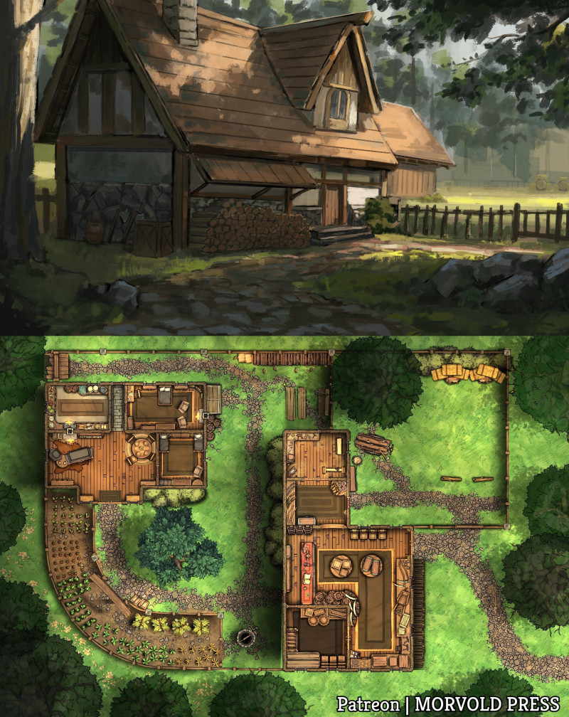 Woodworker & Bowyer Shop & Home [36 x 24]