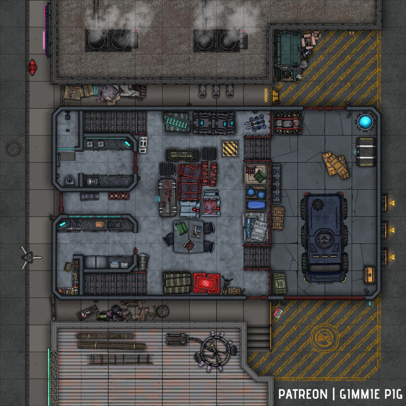 Gun Runner's Warehouse (15x15)