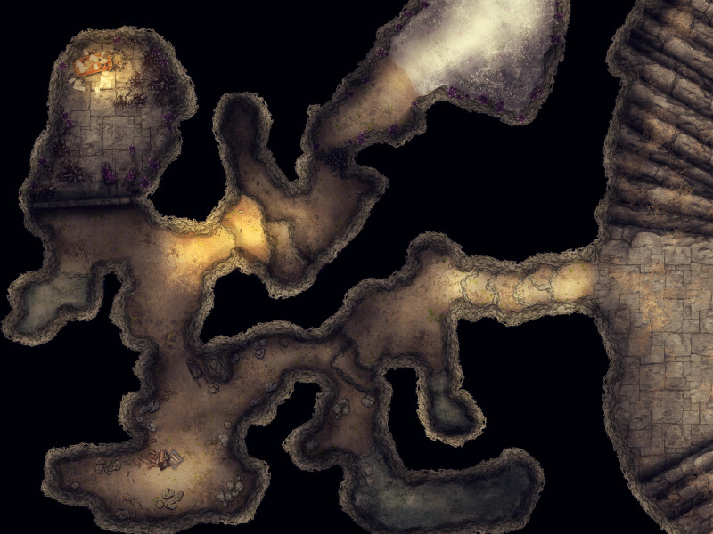 Is it a normal cave? [Art] RPG MAP - WaterMark Free