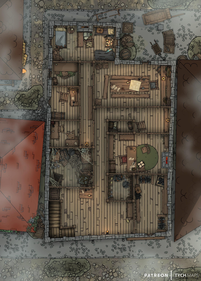 Muleskull Tavern - Waterdeep [15x21]