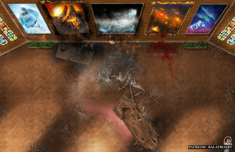 The paintings in the magic gallery really bring the artist’s visions to life. Quite literally.