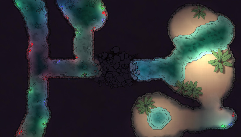 My first attempt at recreating a map in DungeonDraft