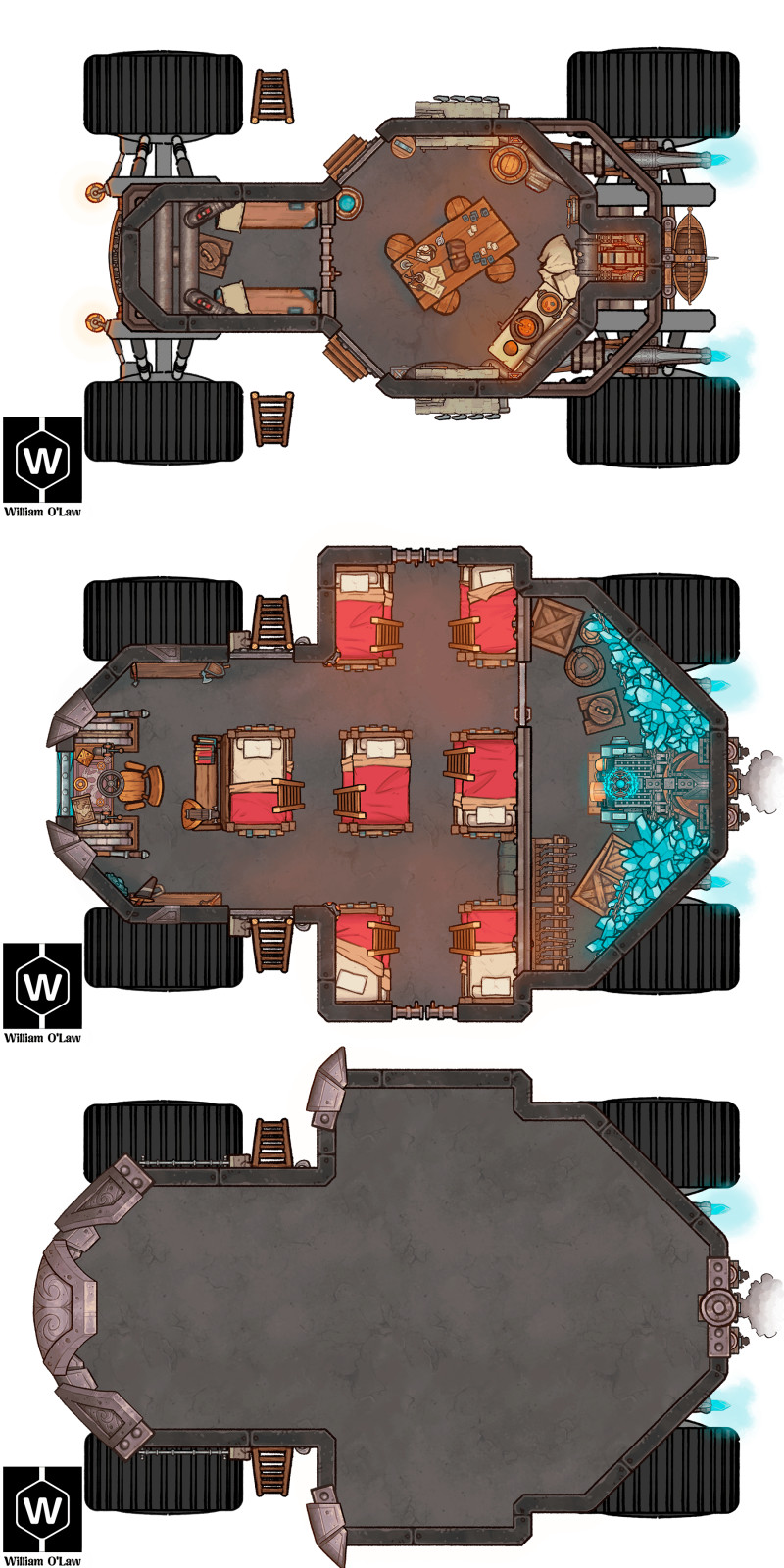 Steampunk Siege Tanks – From War Machine to Mobile Home! (Also my Birthday!)