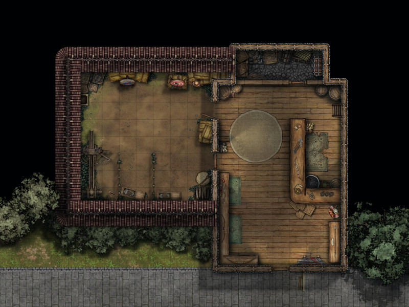 Bowyer Shop and Small Testing Grounds (Timelapse Video in Comments)