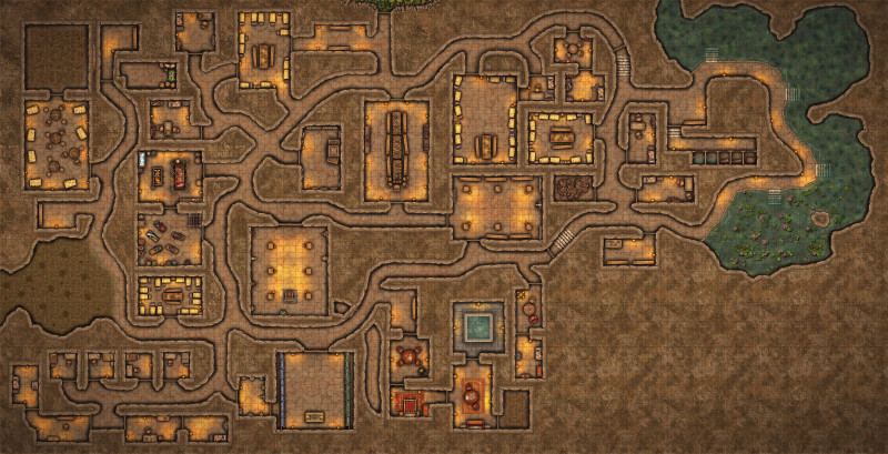Lizardfolk Lair - Ghosts of Saltmarsh - New Battlemap