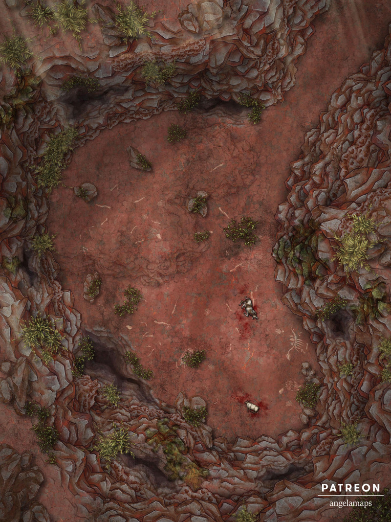 Cliff Dwellers [battlemap] from Angela Maps - 3 versions! [animated] [art]