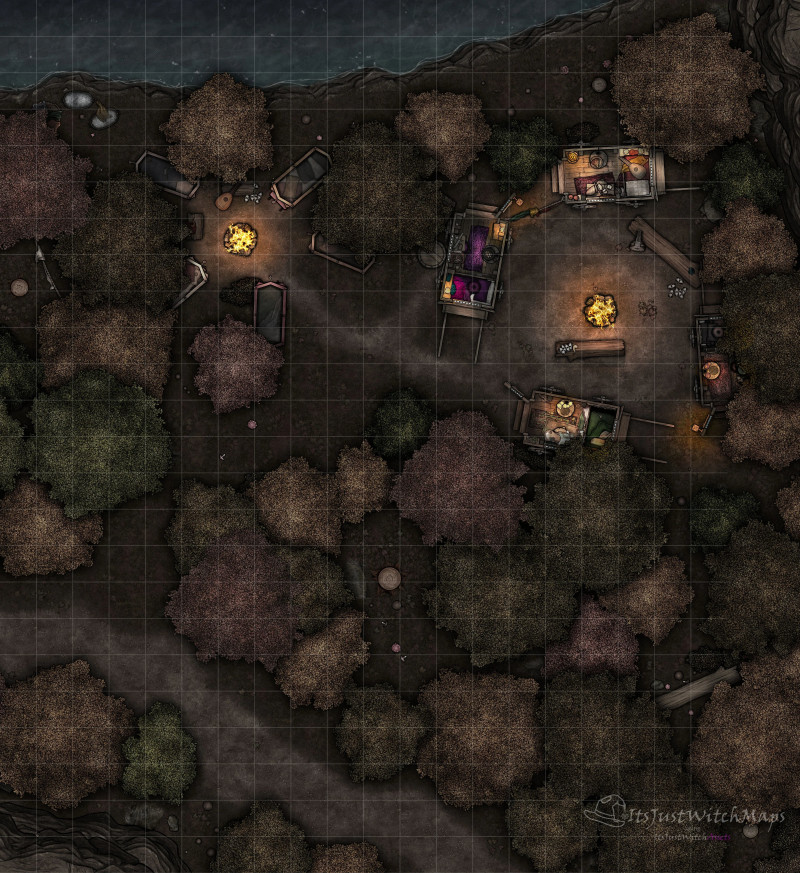 Free Traveler Camp 22x24 Basic, Day, Night, and Spooky variants!