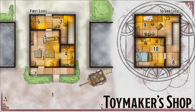 Map 315 - Toymaker Shop -- Building