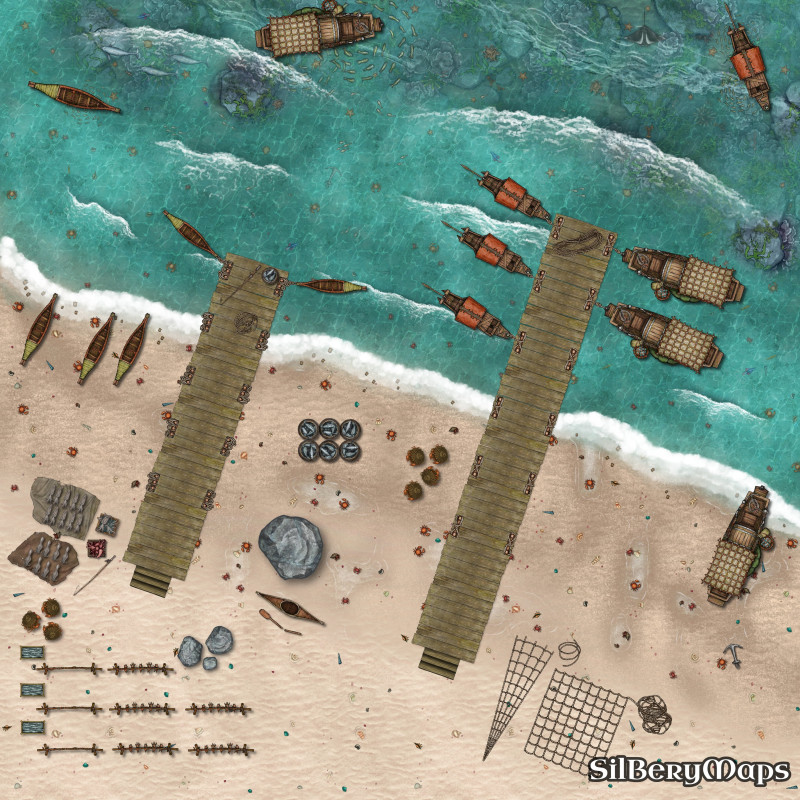 Mapa Puerto Pesquero [40x40]