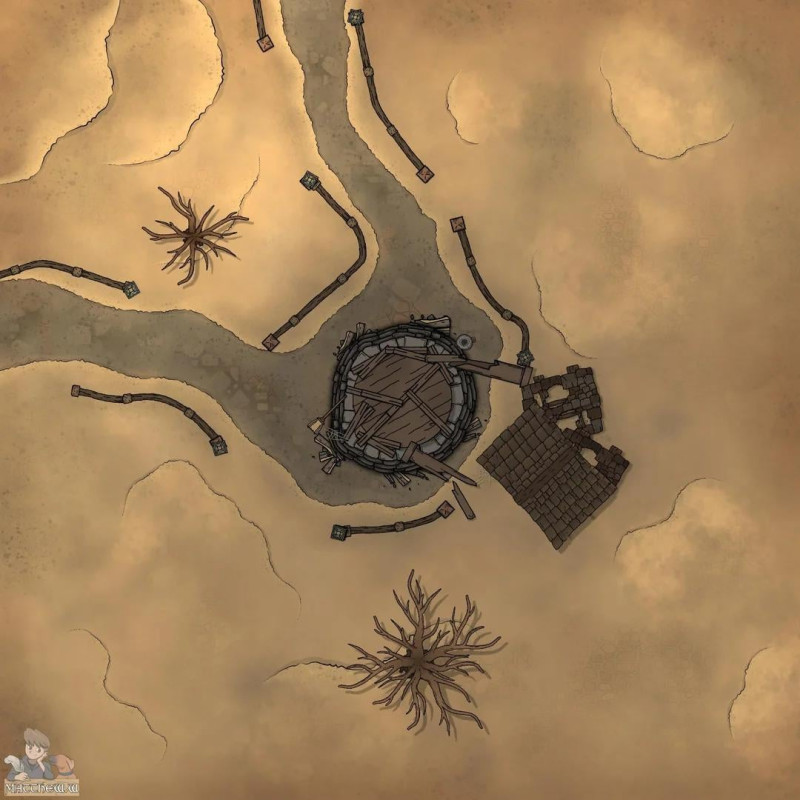 The Old Desert Well [15x15]