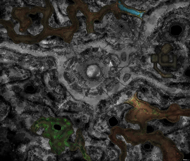 The Heart of the Jungle Island - [100x85]