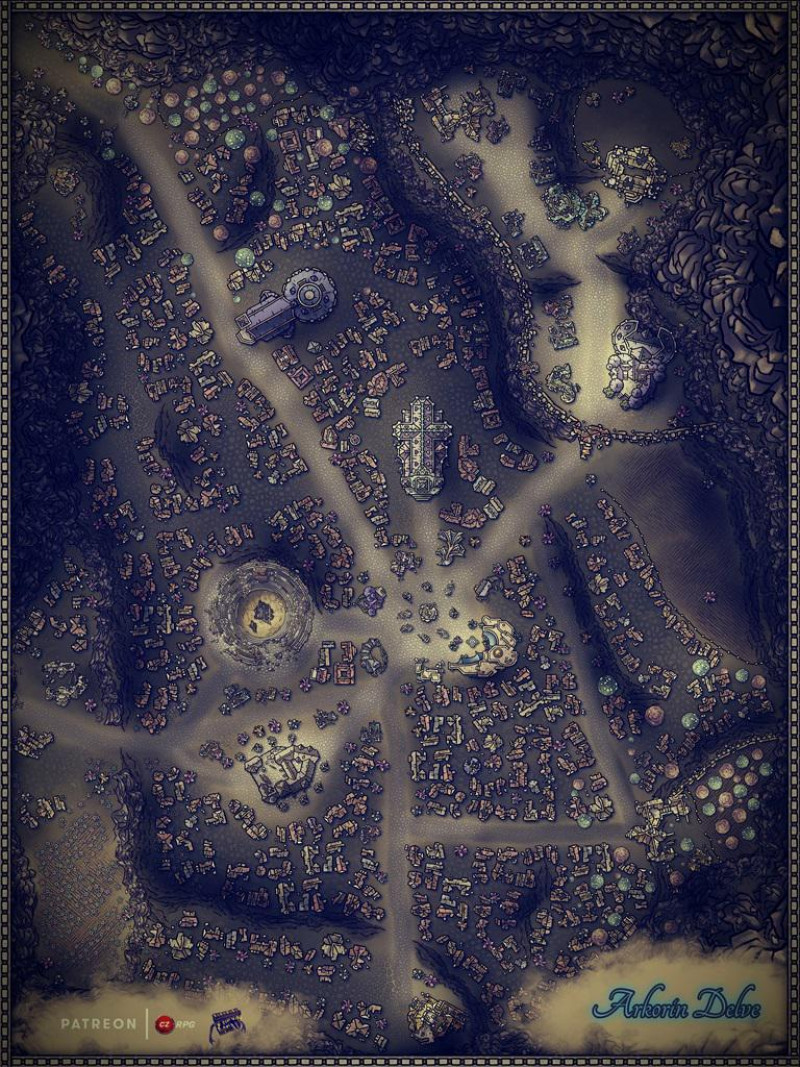 [OC] Arkorin Delve — Regional Map
