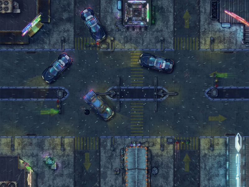 Sci-Fi Street (2 versions)