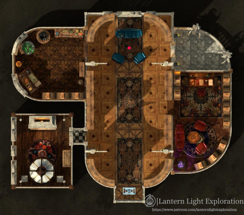 Forgotten Arcane Sanctum [17x15]
