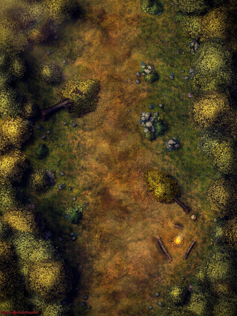 Forest Event Pack by MapleMapsDnD | [Battle Map] [No AI] [OC] [Art]