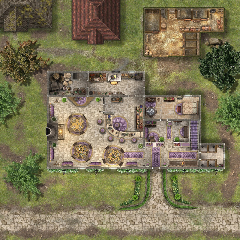 The Knight's Tankard: A Massive (and expensive) 5-Level Tavern & Inn (Basement to Roof)