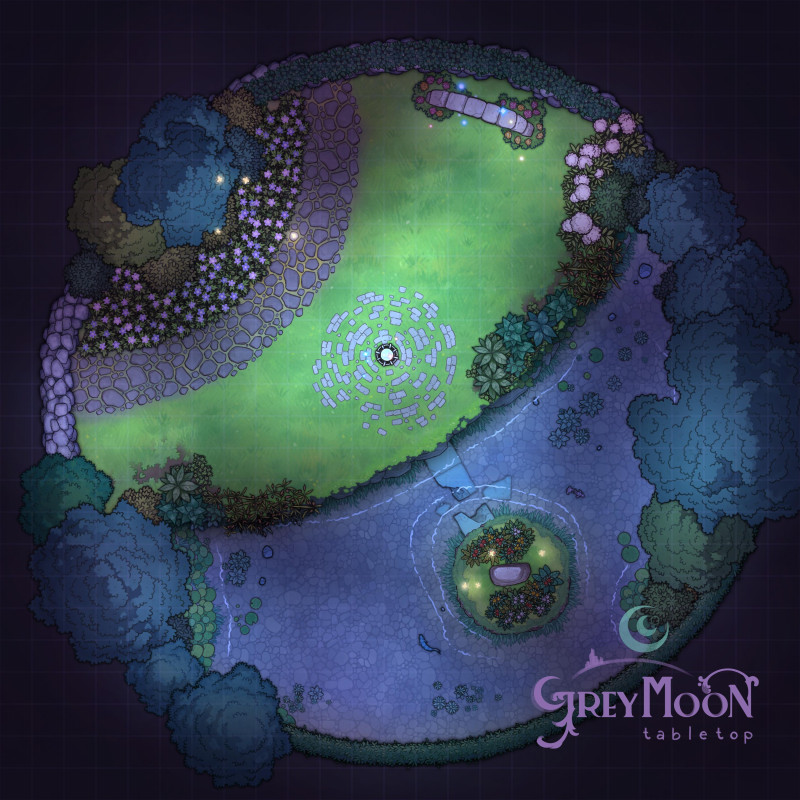 Holy Moon Glade [25x25]