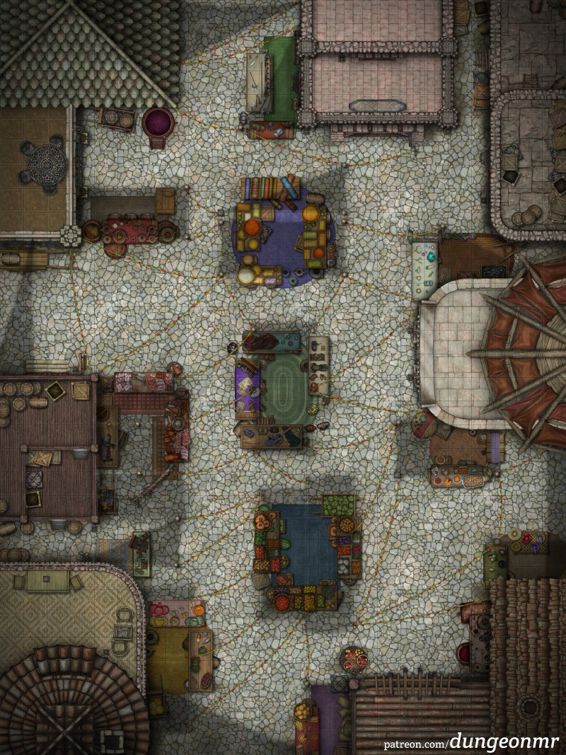 The Bazaar — 24x32