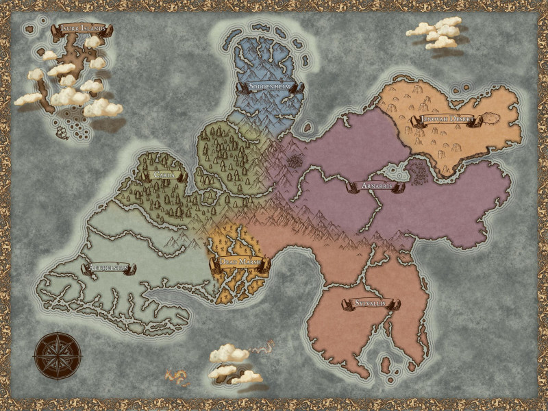 WIP - D&D campaign map