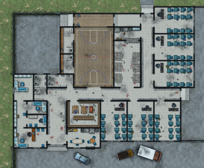 Postcards from the Zombie Apocalypse - Middle School