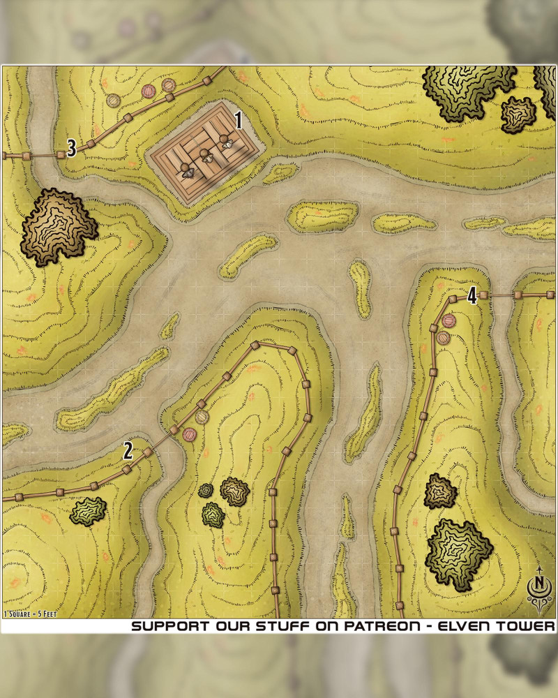 Encouter Map - Gallows at the Crossroads!