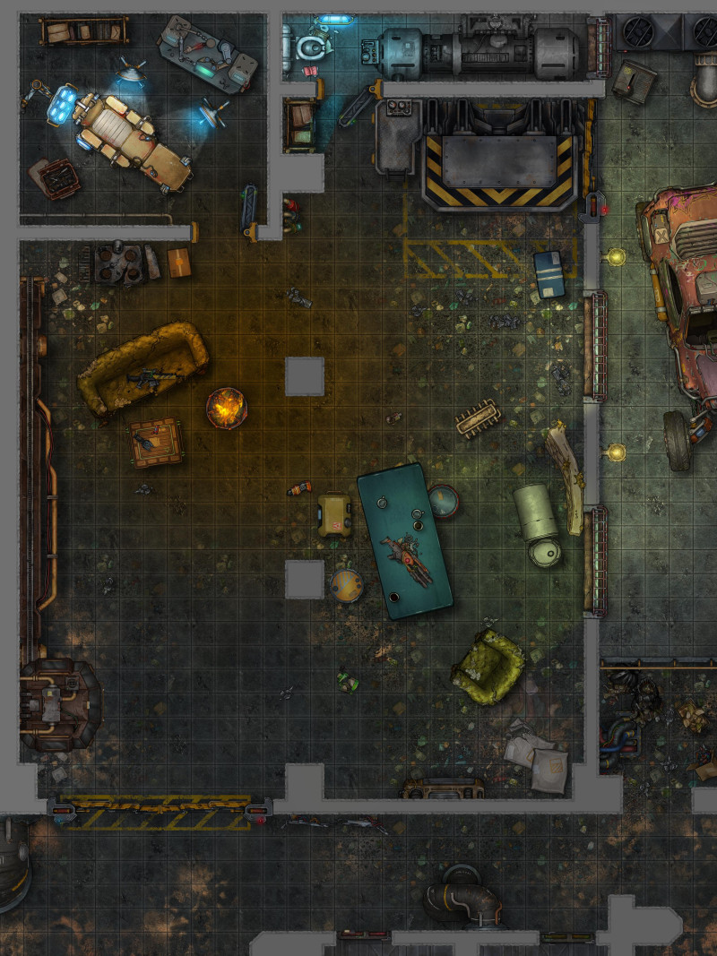 The Chop Shop - an abandoned warehouse with a sinister secret