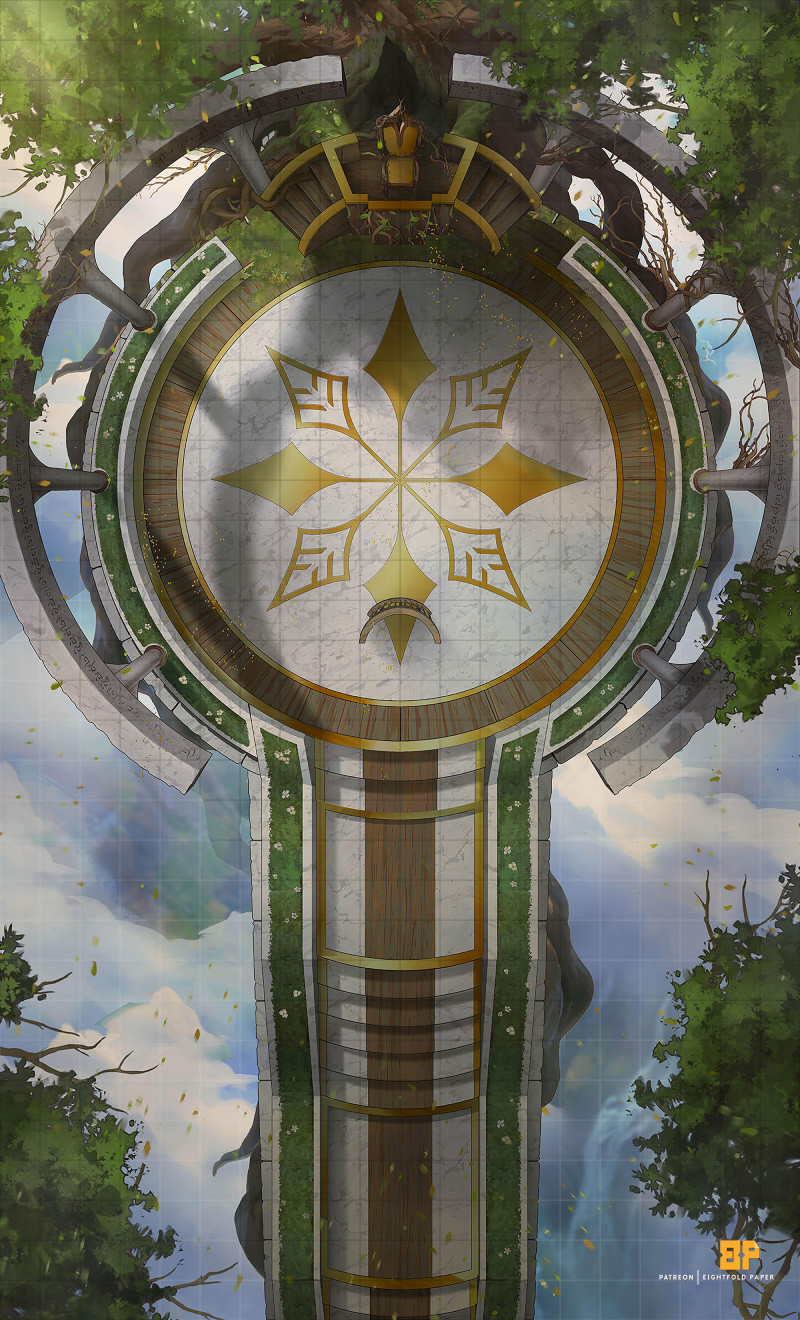 High Elves - Grand Courtroom [20x33] [Eightfold Paper]