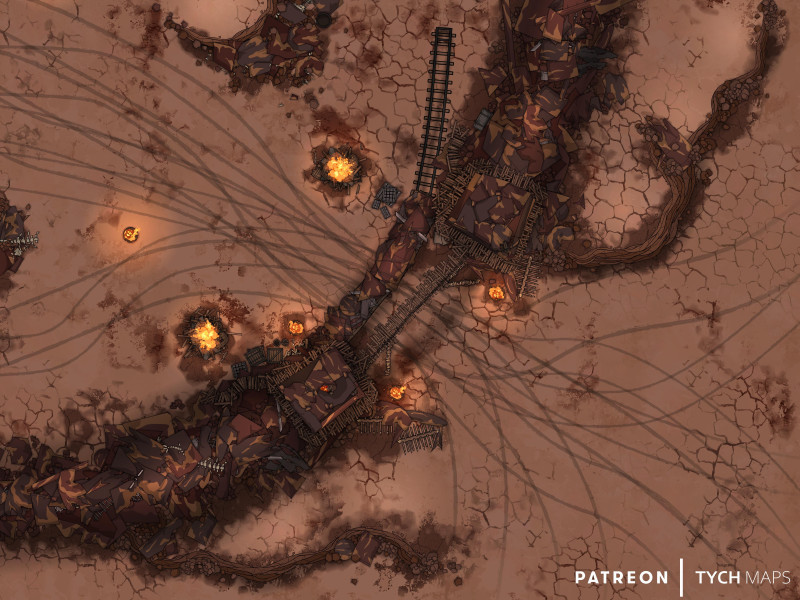 Fort Knucklebone - Gate - Descent into Avernus [40x30]