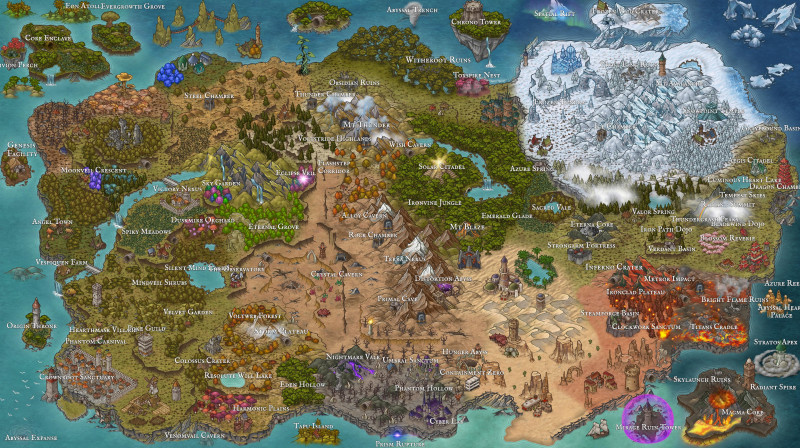 Pokemon Mystery Dungeon Map