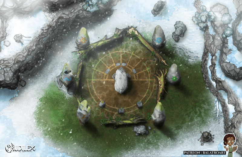 The Wytchwyd coven believed in two additional elements hidden beyond the known, Blood and Shadow. No one believed them until they completed their stone henge ritual and made the unseen-seen.