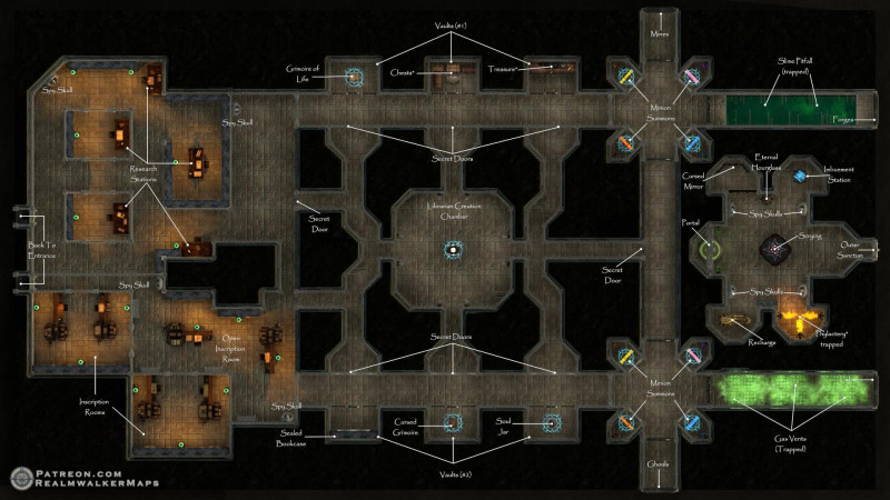 Lair of the Lich-Libraries (52x29)