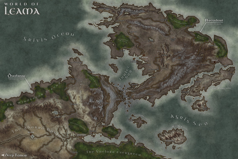 World of Leama - a world losing its color