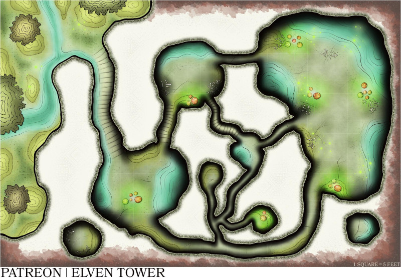 Map 537 - The Swamp Thing - Cave Dungeon