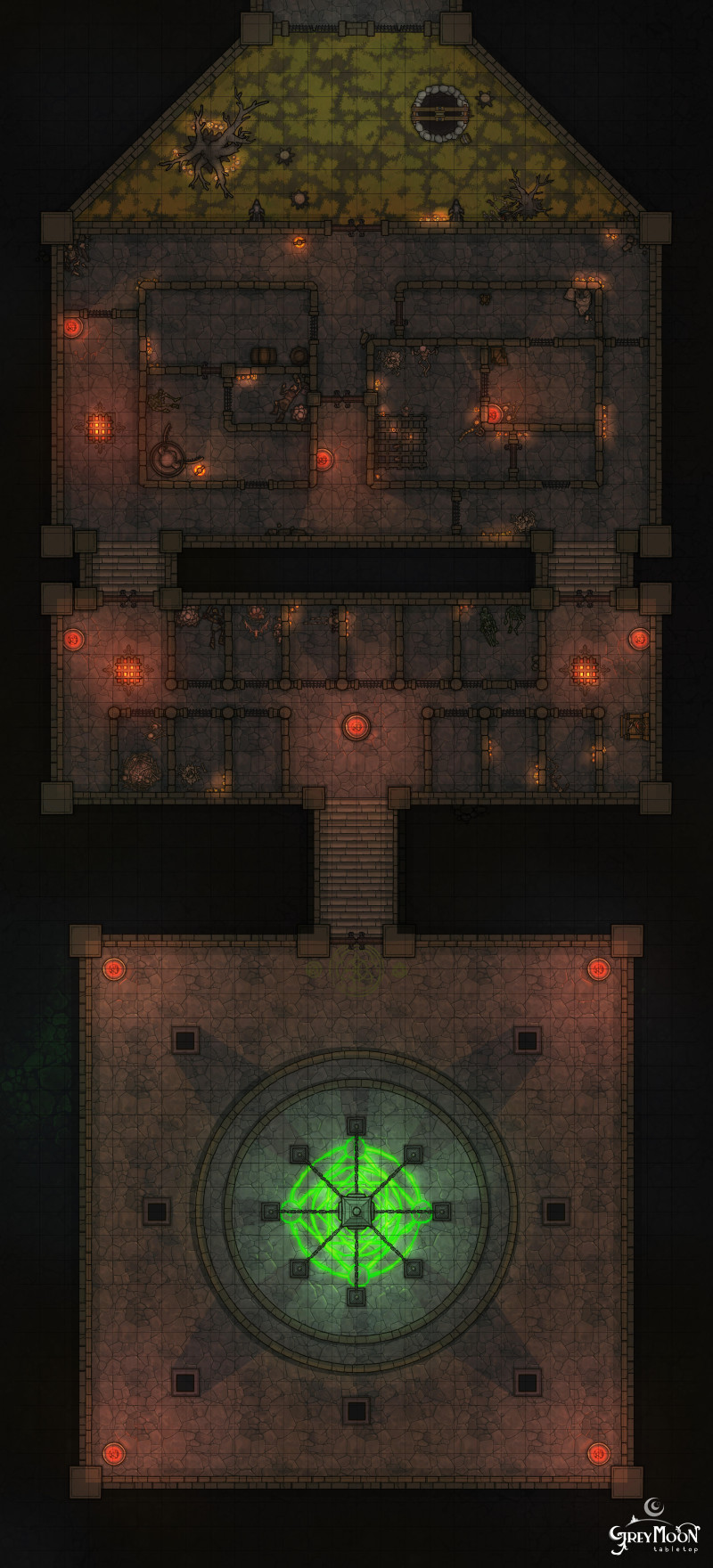 The Necromancer's Prison [25x55]