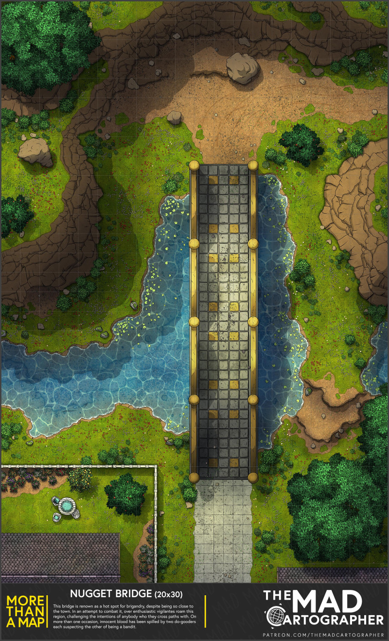 [20x30] More Than a Map: Nugget Bridge!