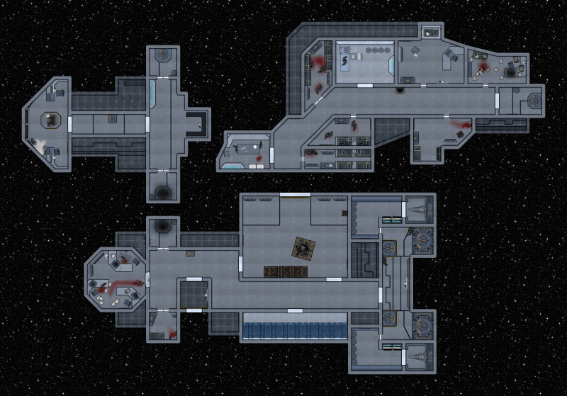 The Alexis spaceship from Dead Planet (Mothership)