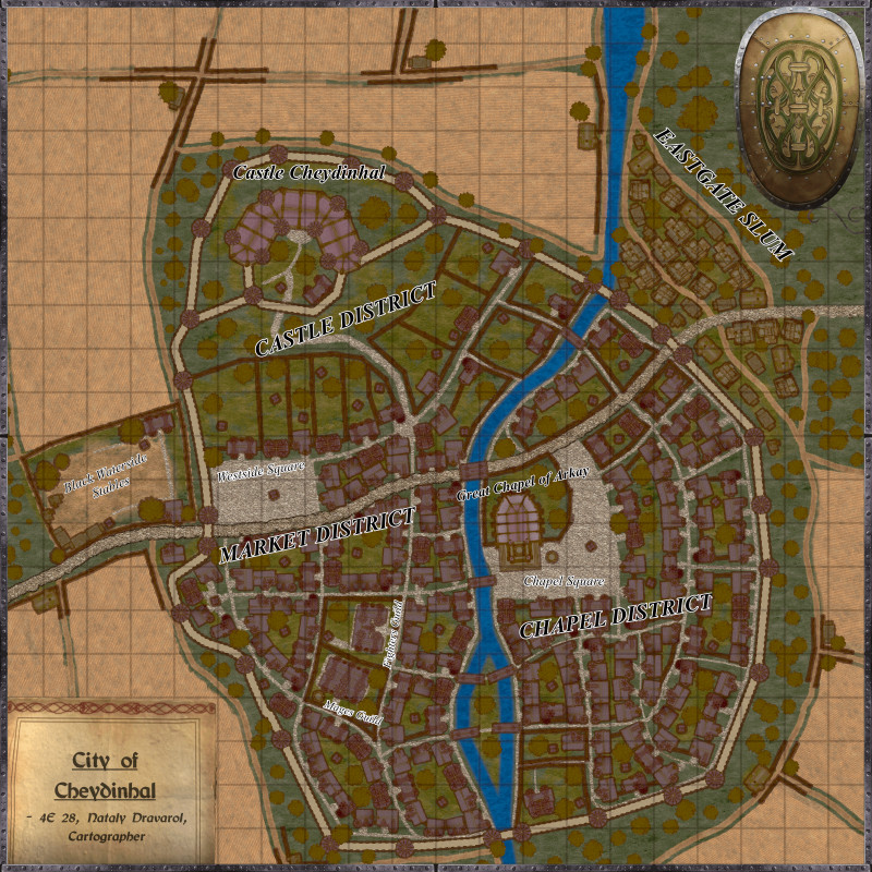 4th Era Cheydinhal from The Elder Scrolls [For a PF2e game I'm running]