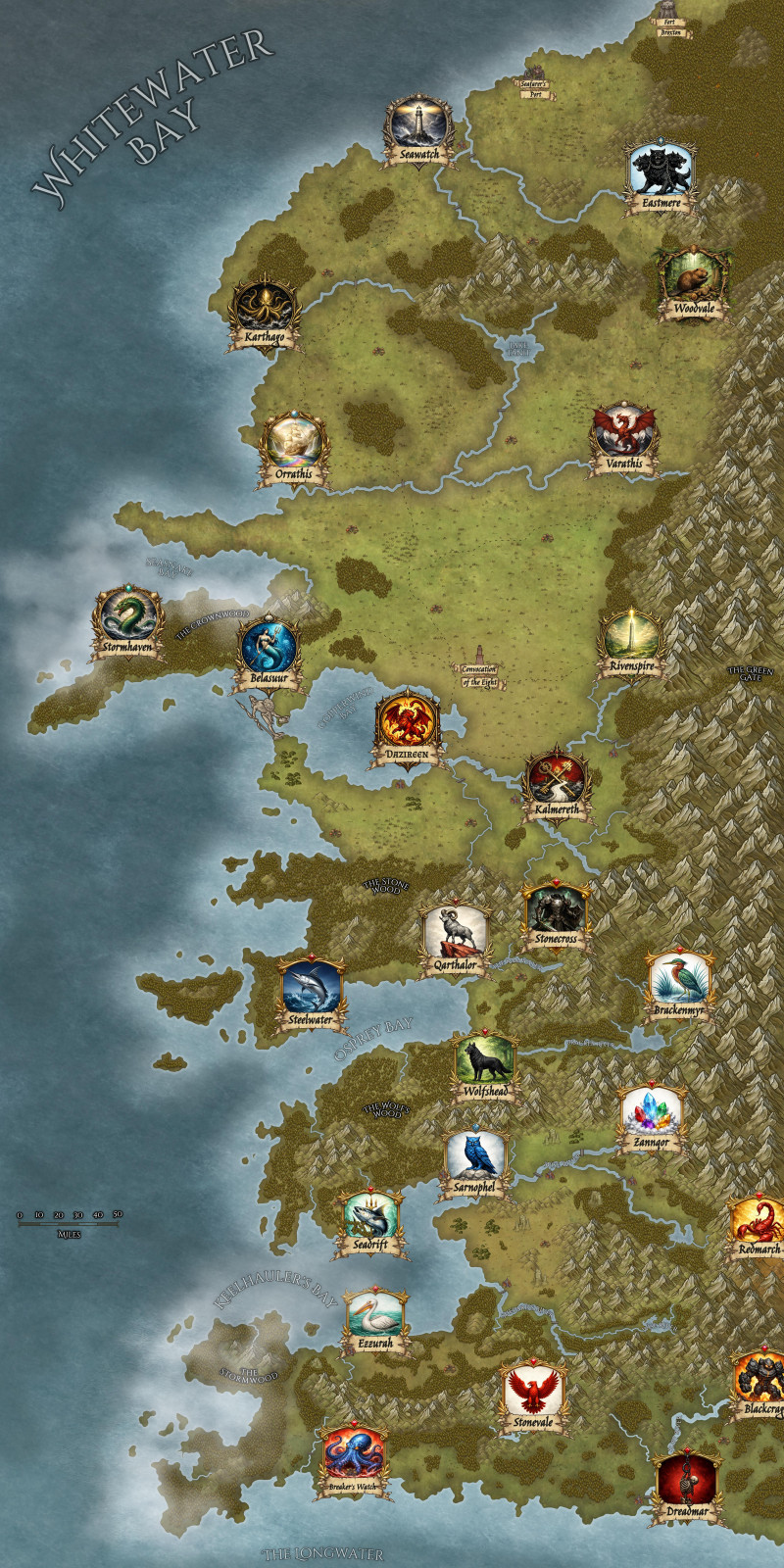The Highstrand and The Craglands